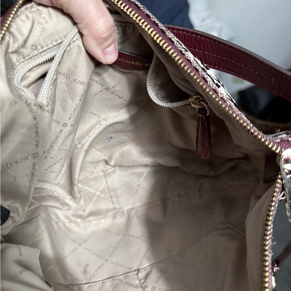 Michael Kors Purple and Silver Accent Bag - Picture 8 of 8